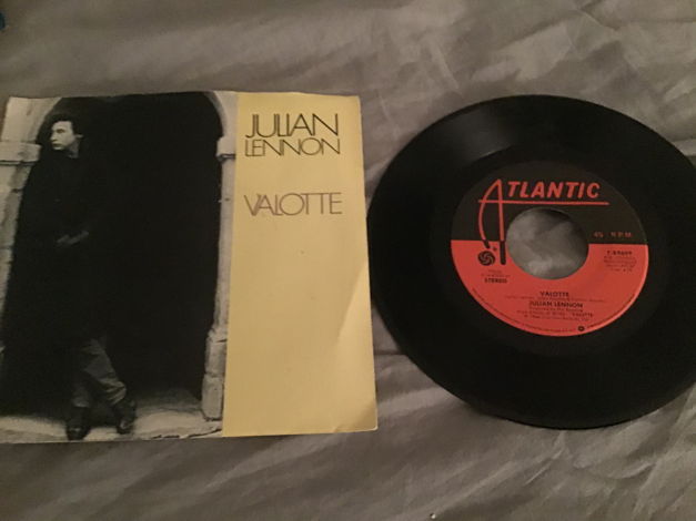 Julian Lennon  Valotte 45 With Picture Sleeve
