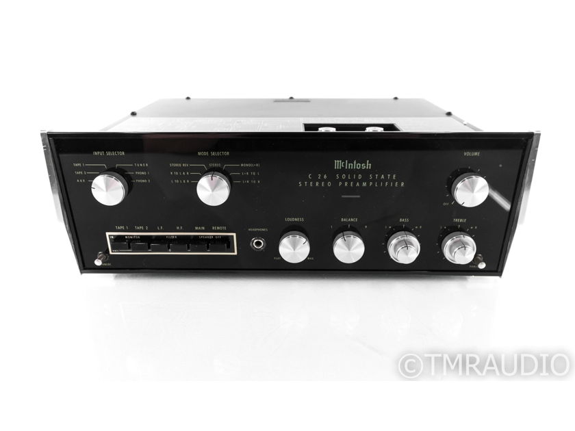 McIntosh C26 Vintage Stereo Preamplifier; C-26 (21867)
