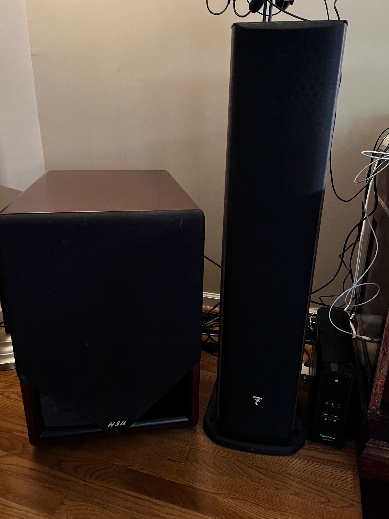 Focal Aria 926 and HSU VTF-15