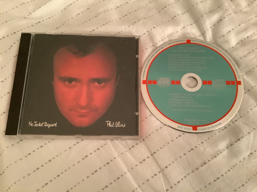 Phil Collins Target West Germany Compact Disc  No Jacket Required