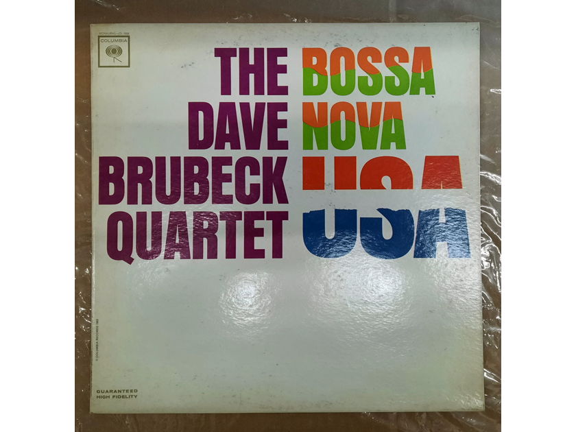 Dave Brubeck Quartet Bossa Nova U.S.A. 1963 NM MONO VINYL LP  Columbia CL 1998