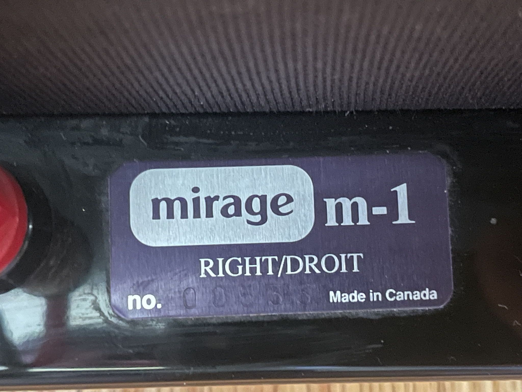 Mirage M1 Bi-amp speakers, 2nd owner since 1991 7