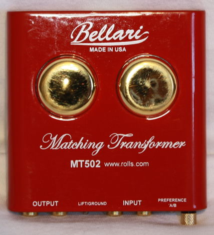 Bellari MT-502 MC Step-up Phono Transformer