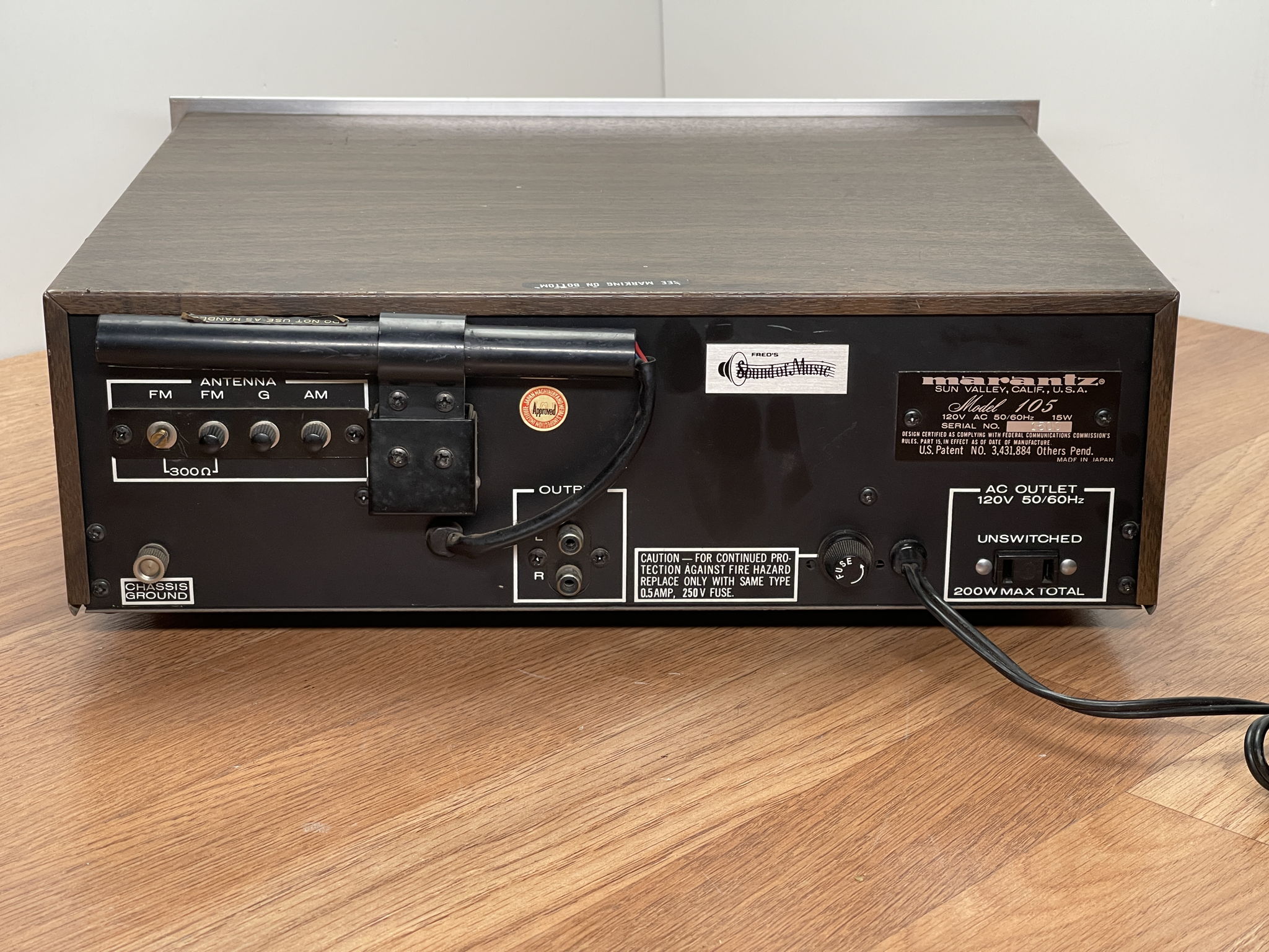 Marantz 105 AM/FM Stereo Tuner 5