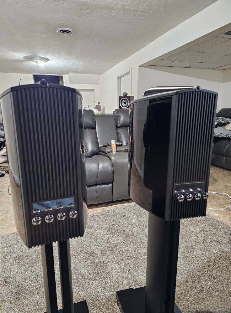 Bowers & Wilkins 805 D4 Bookshelf Speakers Black Pair 5
