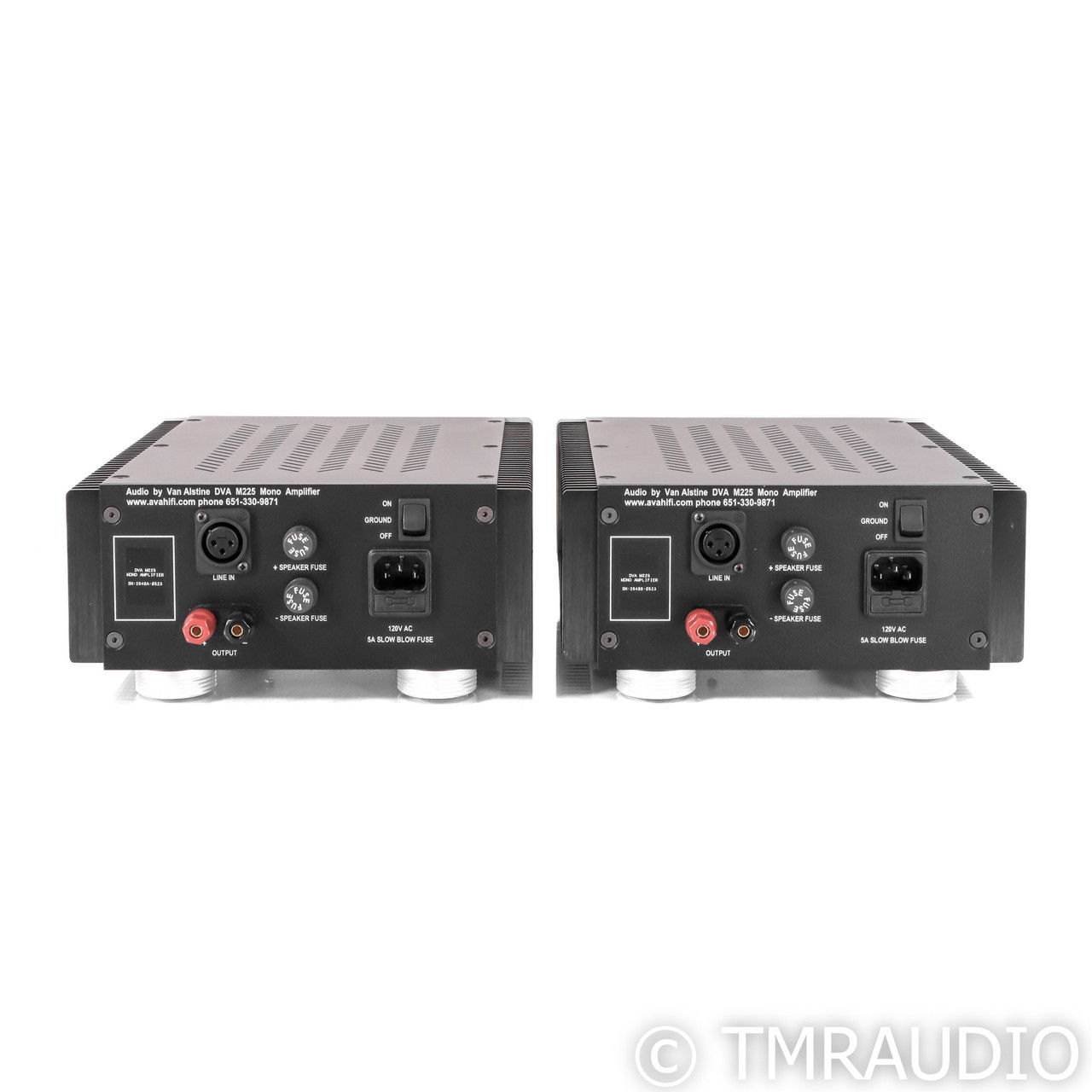 Van Alstine DVA M225 Monoblock Power Amplifiers; Pair (... 5