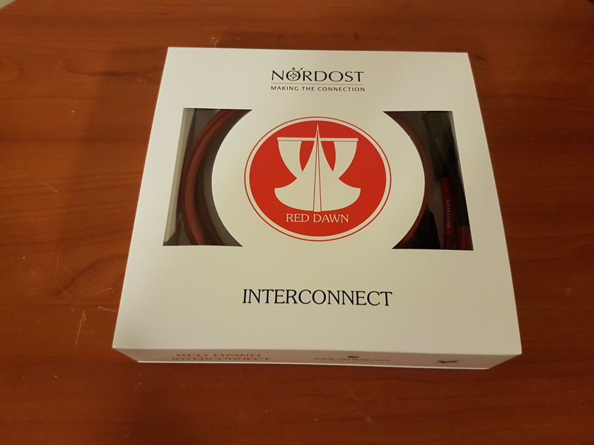 Nordost Red Dawn Leif Series RCA Interconnect Cable. 1 Meter.