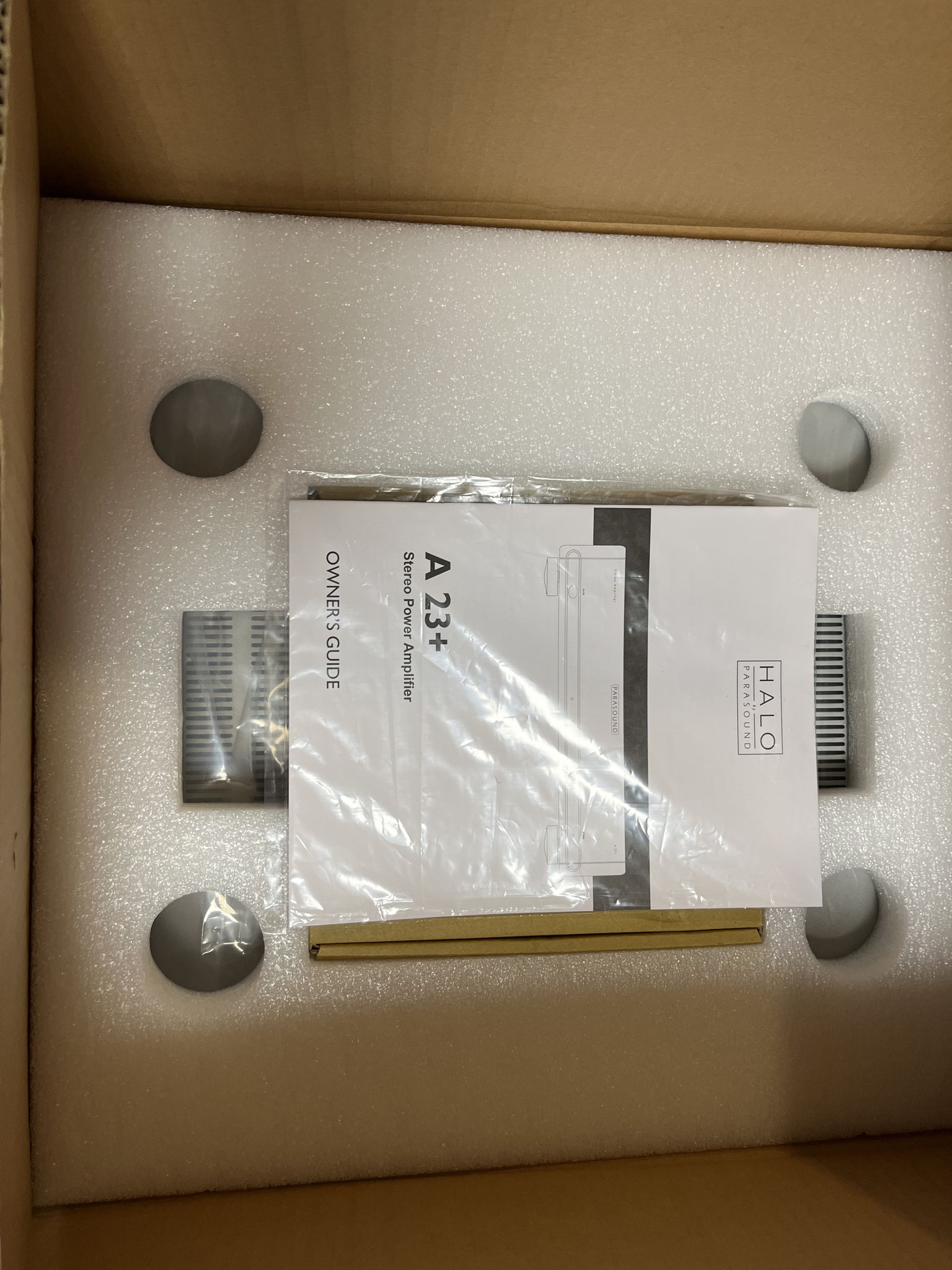 Parasound Halo A-23+ in SILVER 13