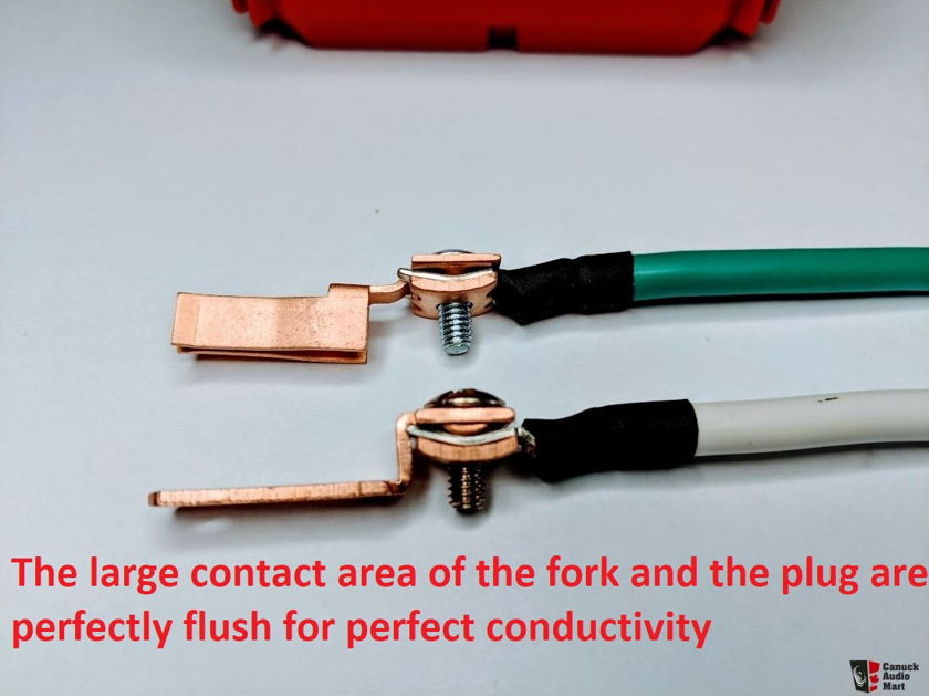 10 awg ALL COPPER flexible Power Cord - with stunning Sonarquest noise-reducing aluminium plugs