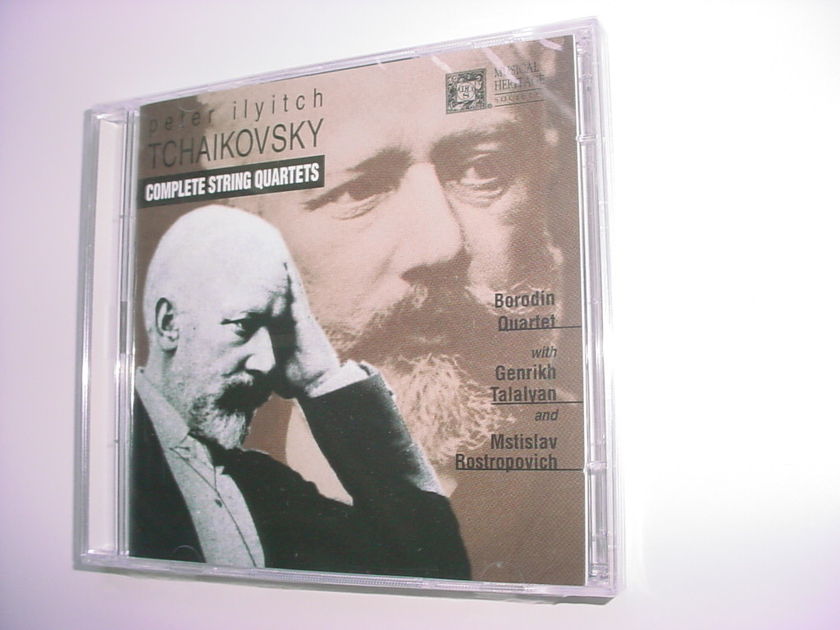SEALED NEW DOUBLE CD Set Peter Ilyitch Tchaikovsky complete string quartets MHS 5264655