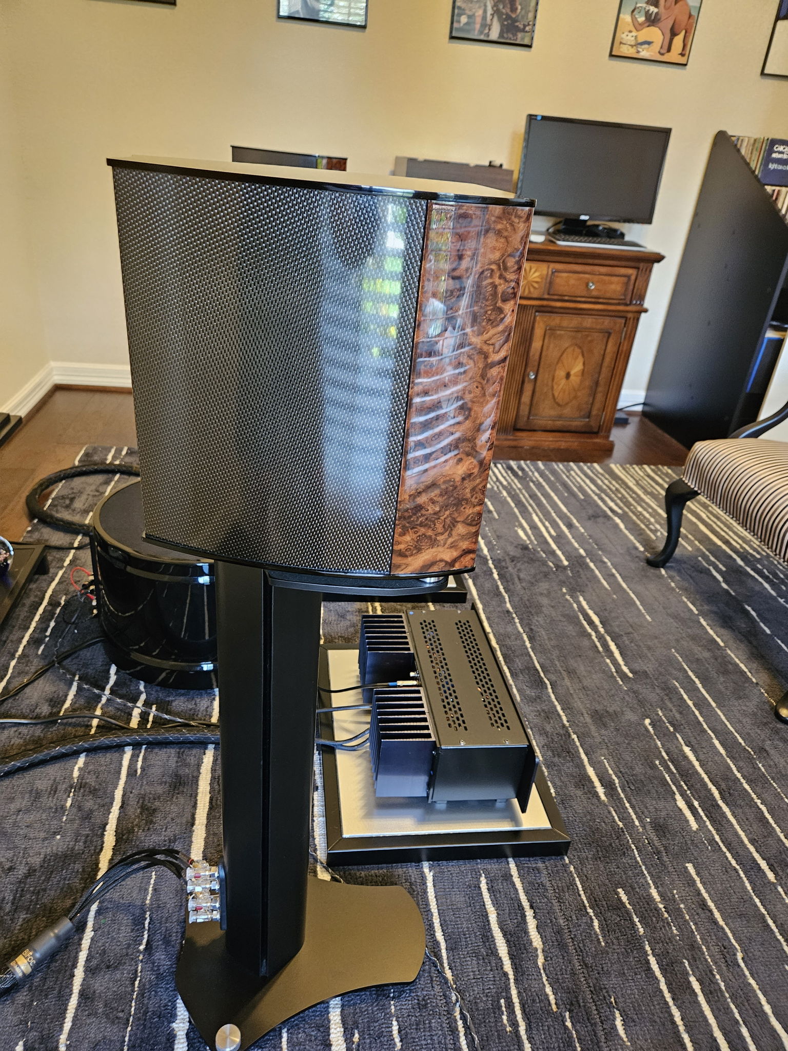 Side view: Vertex Loudspeakers