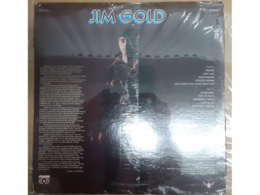 Gallery - Gallery Featuring Jim Gold  SEALED VINYL LP ORIGINAL 1972 Sussex Records SXBS 7026