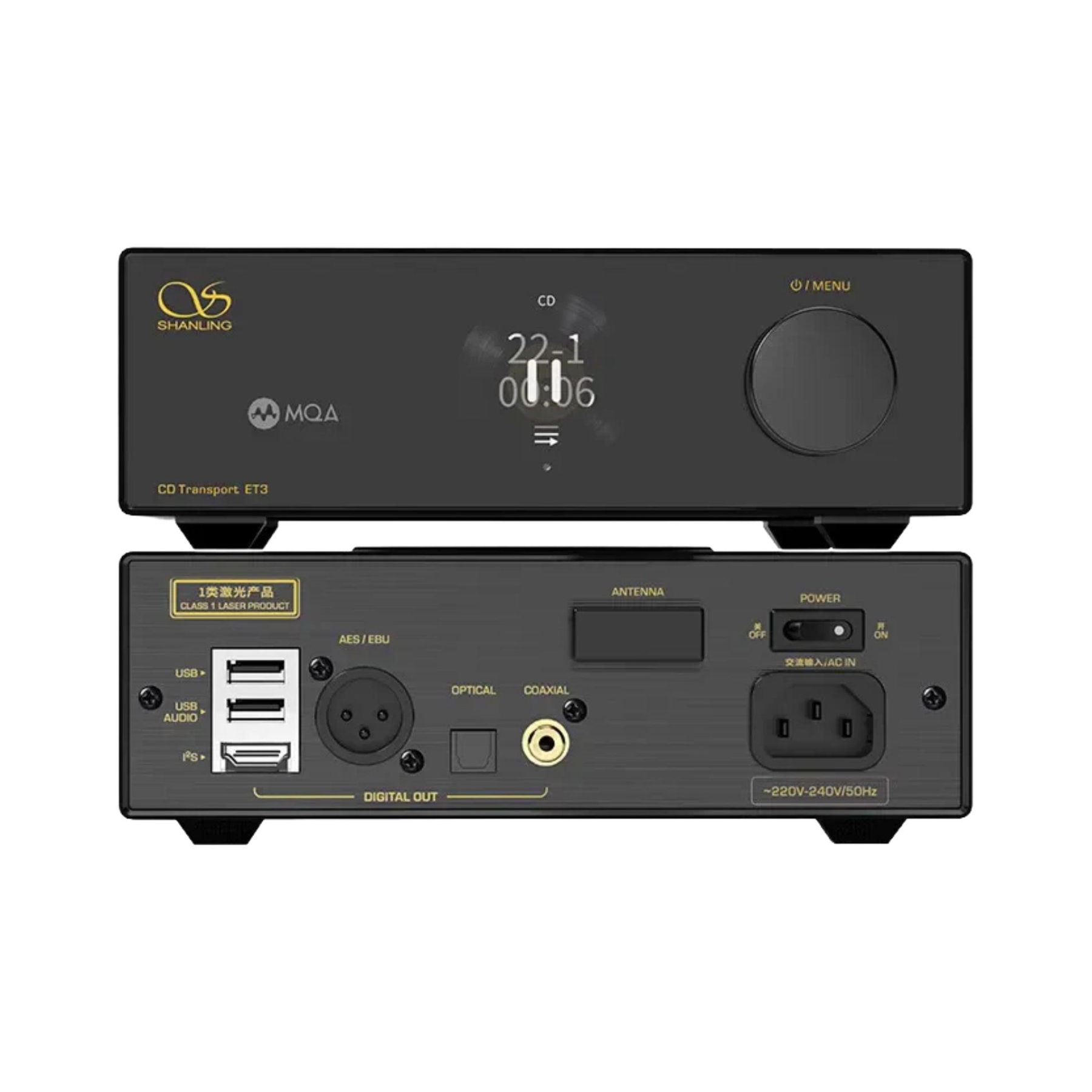 Shanling ET3 Digital CD Transport (Black) 3
