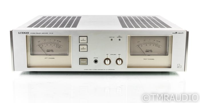 Luxman M-02 Vintage Stereo Power Amplifier; M02; 110V (...