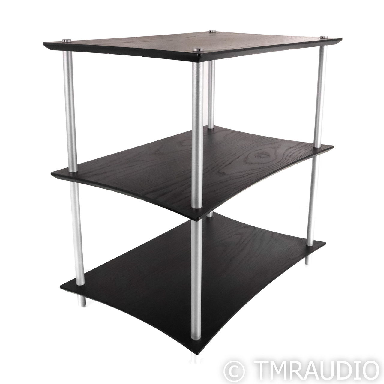 Quadraspire Q4 Evo 3 Shelf Component Rack; Black (66545) 2