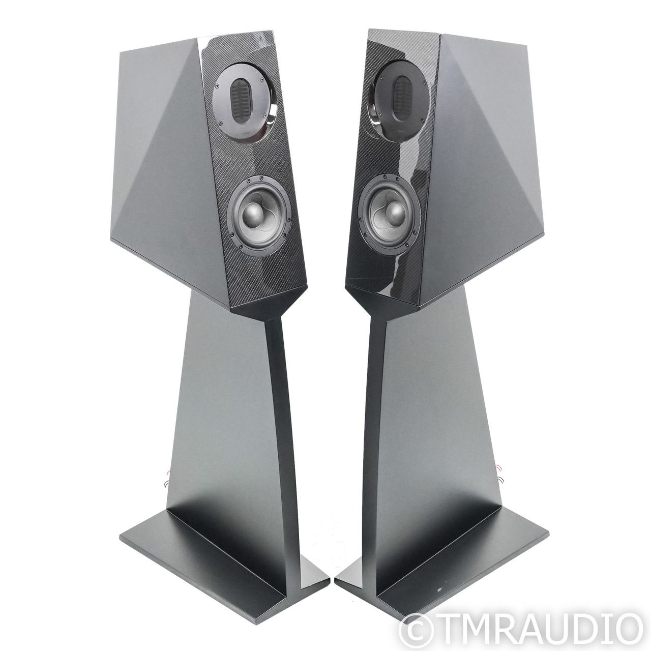 Kaiser Acoustics Kawero Chiara Speakers; Carbon Fiber P...