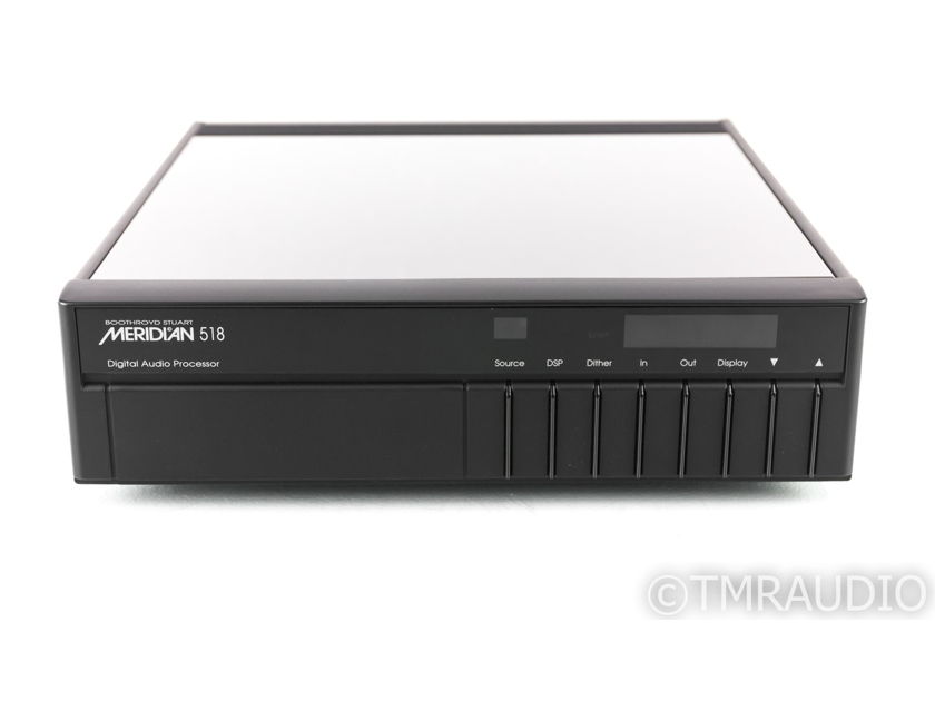 Meridian 518 Stereo Digital Processor / Preamplifier; D/D (No Remote) (23918)