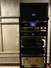 Front of rack topped with the taiko extreme server - contrary to manufacturers recommendation, it was found that the server delivers equally good sound quality further away from the floor and ground plane, in being used at the crown of the rack as a mass damper for the tall vertical stack.