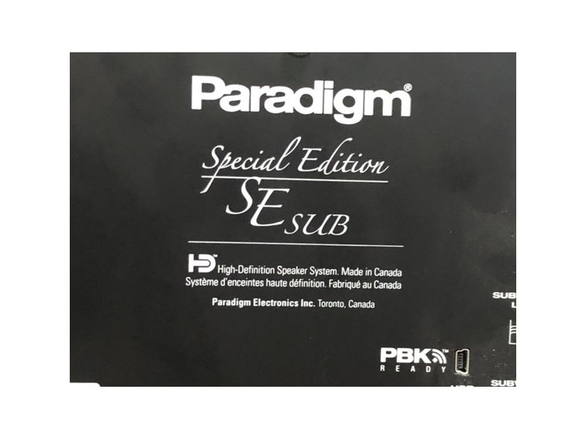 Paradigm Special Edition SE Sub