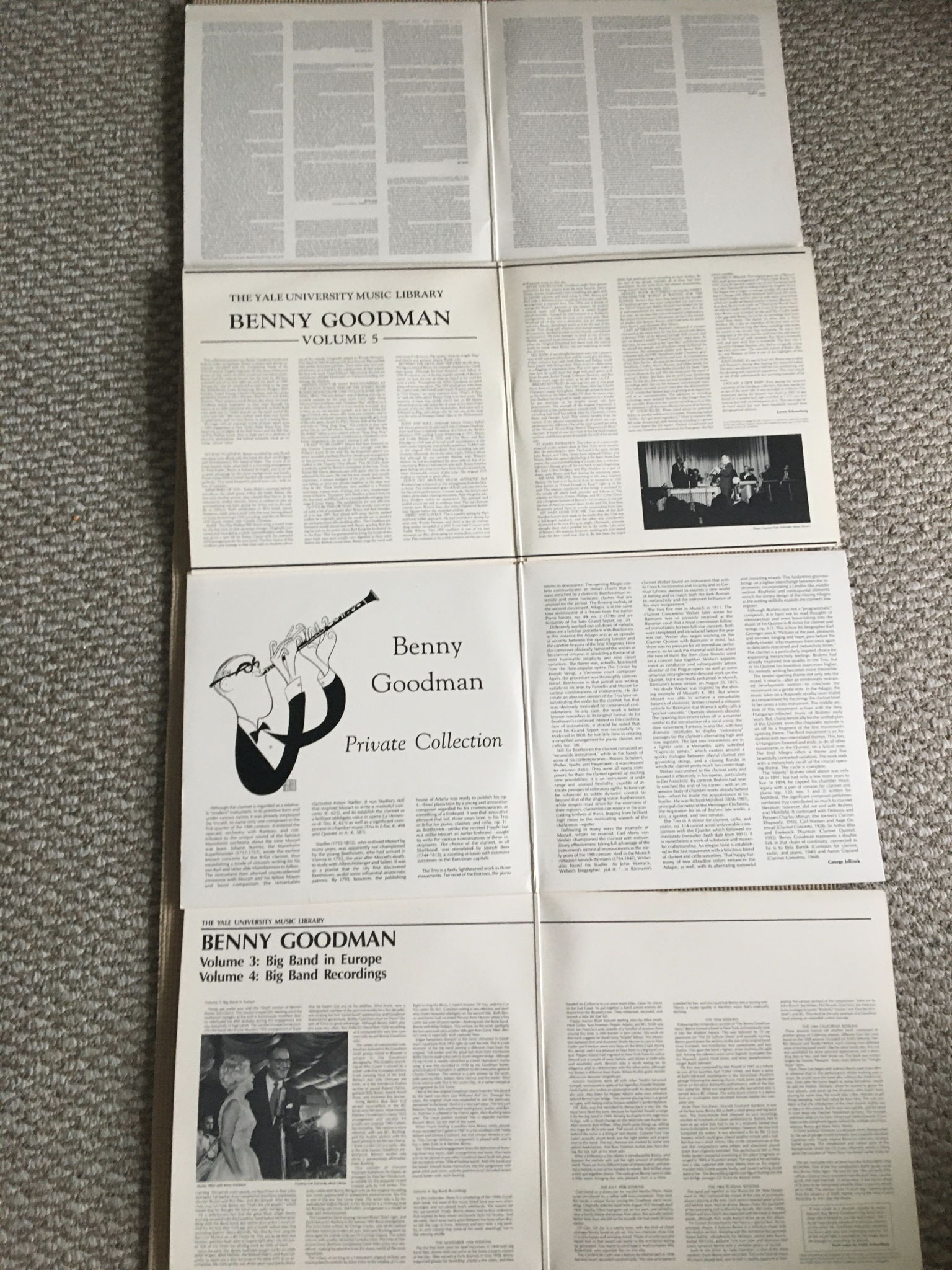 MHS Benny Goodman lot of 4 double Lp records  Plus 1 si... 2