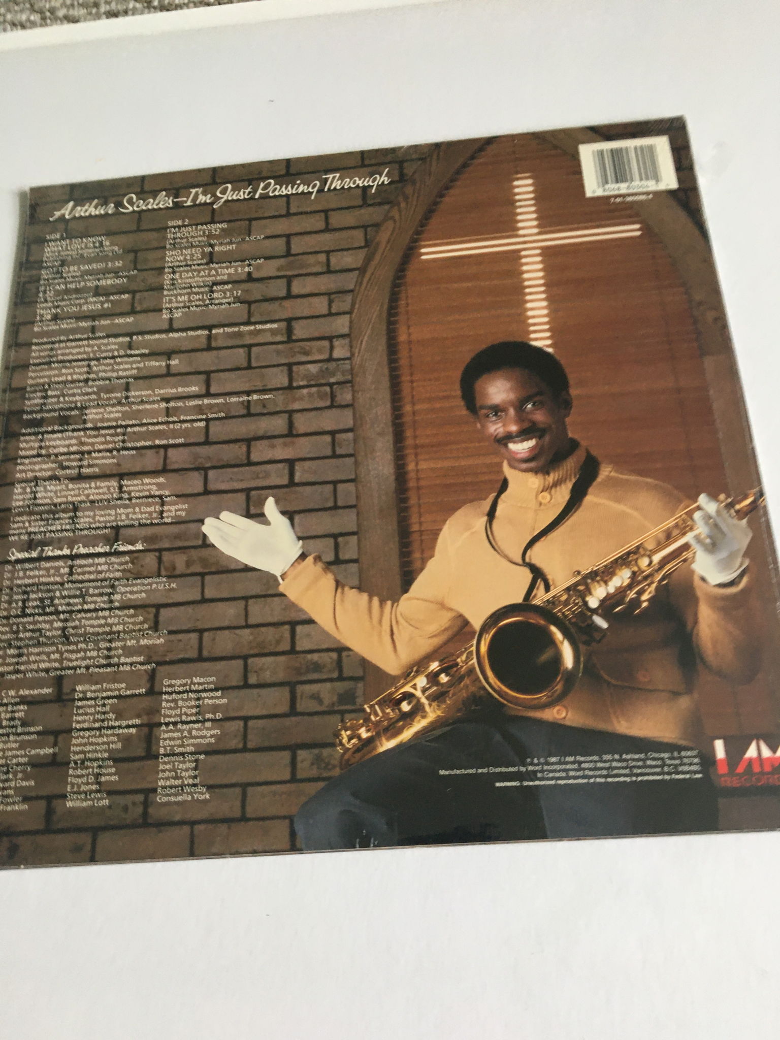 Religious sax jazz Arthur Scales I’m just passing throu... 3