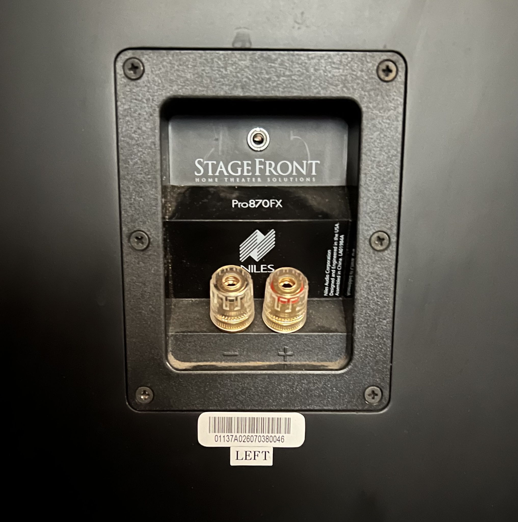 Niles Audio Pro870FX Reference on wall Surround Speakers: 9