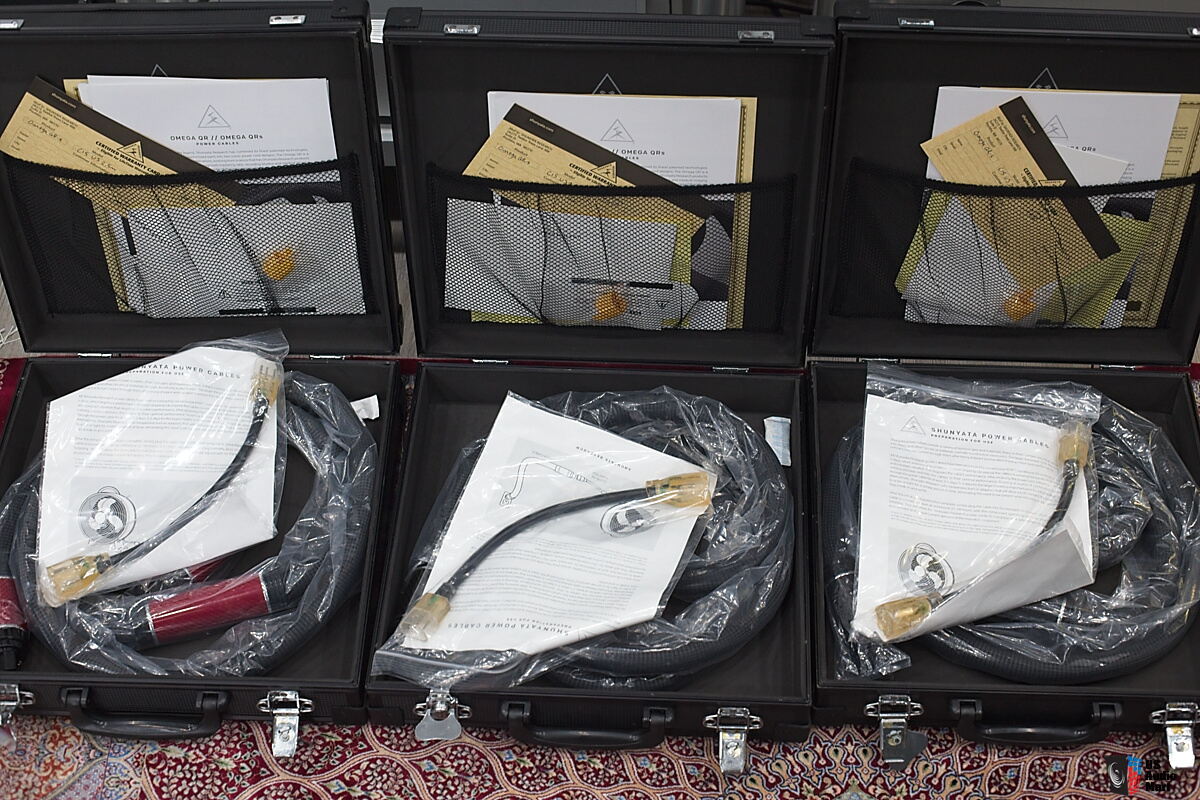 Shunyata  Omega QR-s 15 amp, 2.5m power cords 5