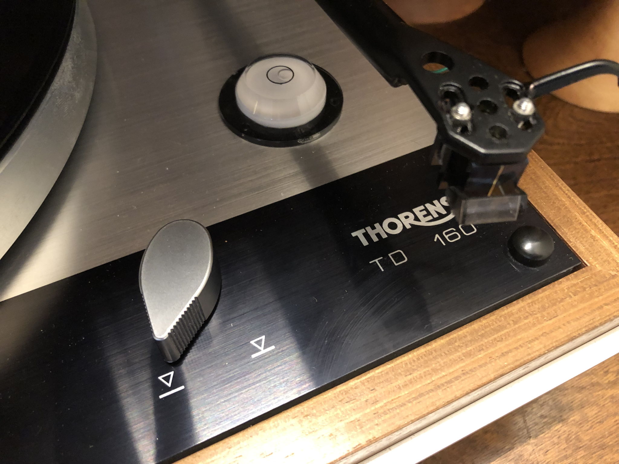 Close up of Thorens TT