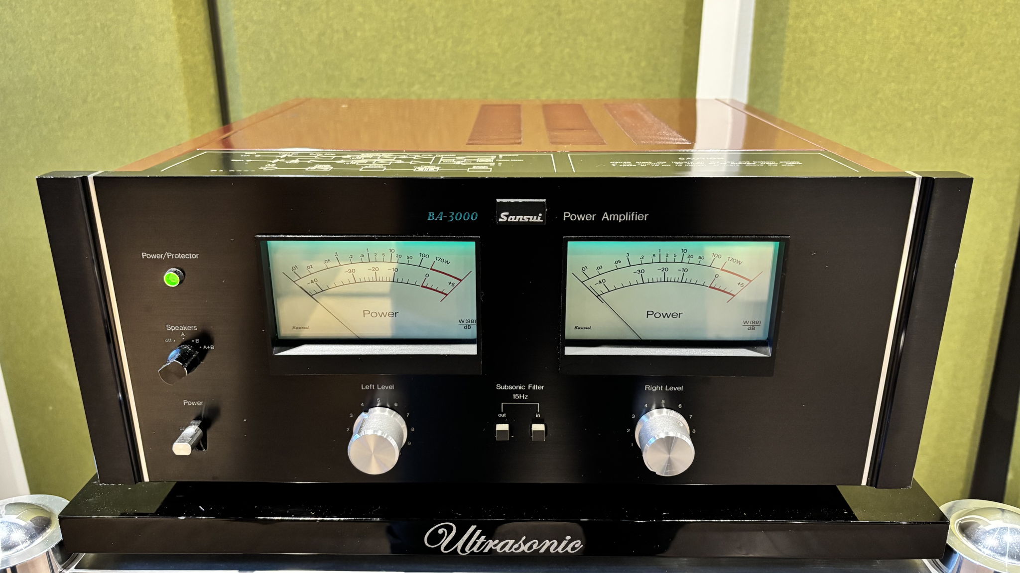 Sansui BA-3000 Power Amplifier & Sansui CA-3000 Preampl...