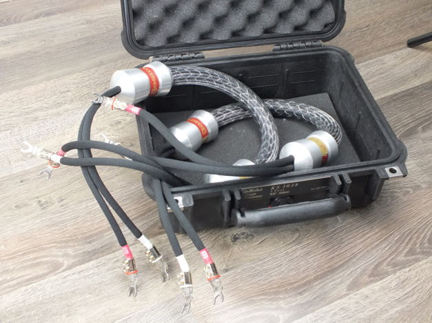 Kimber Kable KS-3038 AG silver speaker cables 1,0 metre
