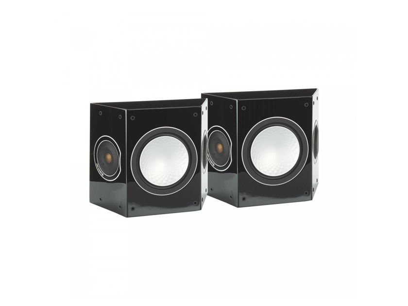 Monitor Audio Silver FX Surround Speakers; Gloss Black Pair (New) (26706)