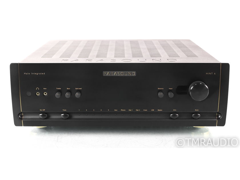 Parasound Halo HINT 6 2.1 Channel Integrated Amplifier; Remote; Black; MM / MC Phono (34664)