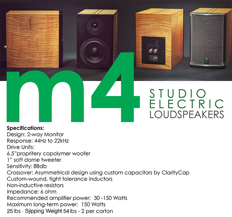 Studio Electric M4 Monitors / Sale! 3