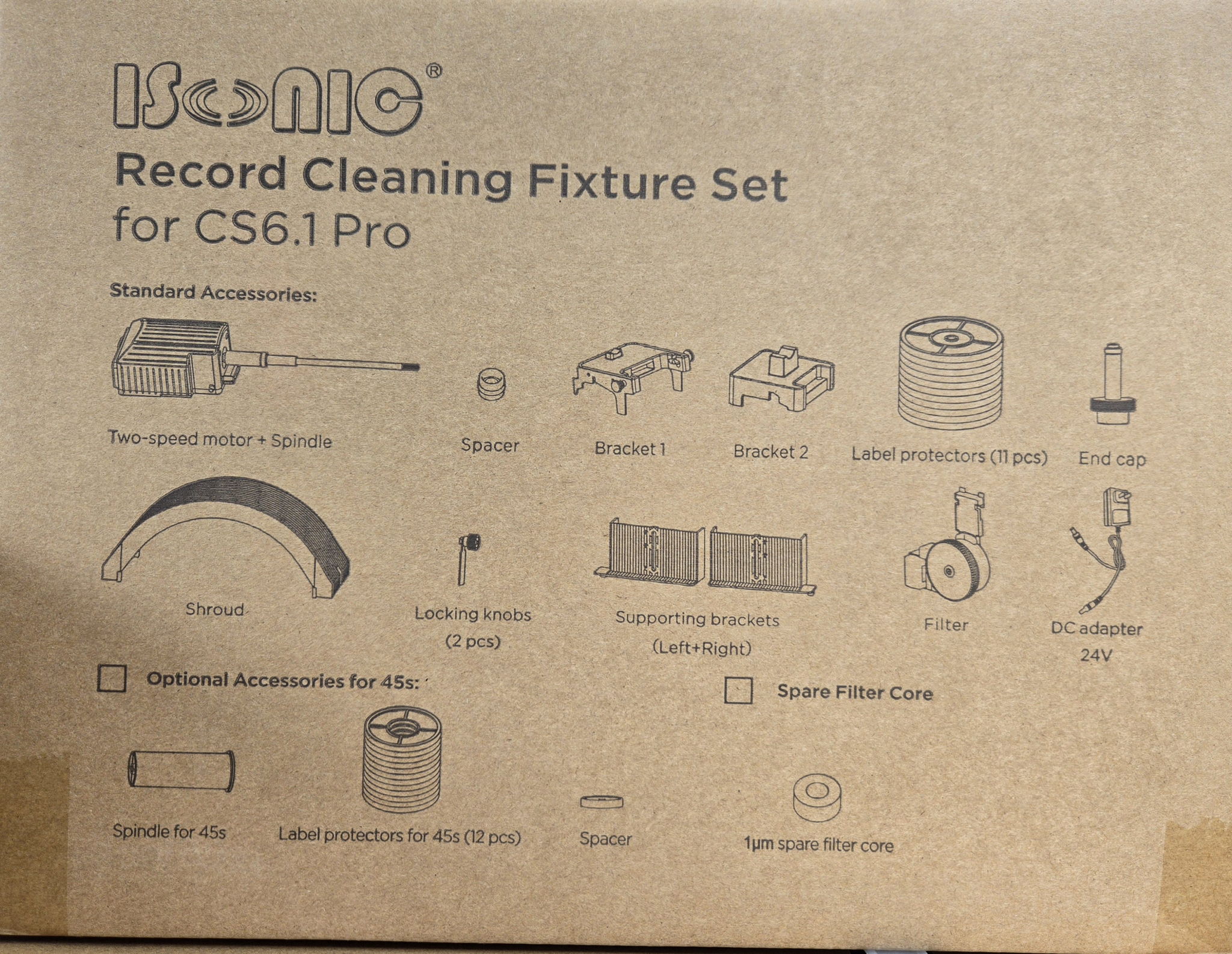 Isonic CS6.1-PRO  Ultrasonic record cleaner 9