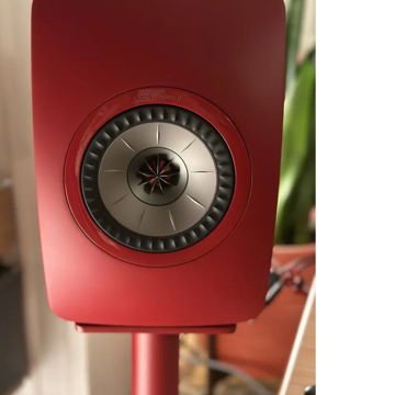 KEF LS50 Wireless II Speakers (Crimson)