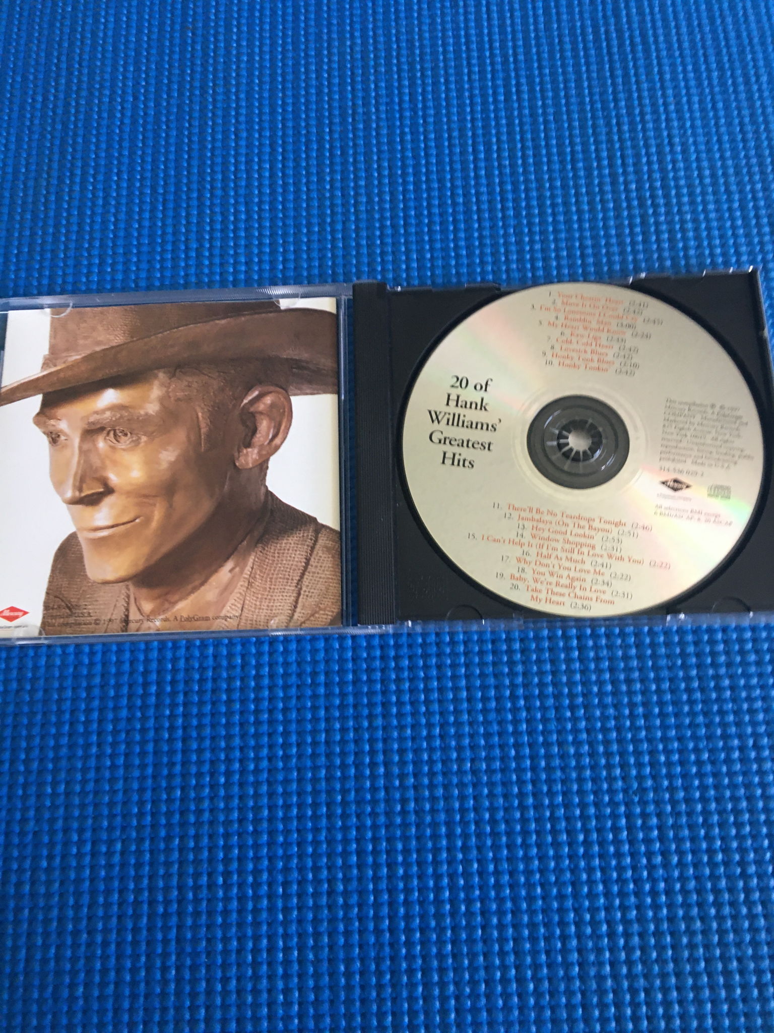 20 of Hank Williams  Greatest hits cd 3