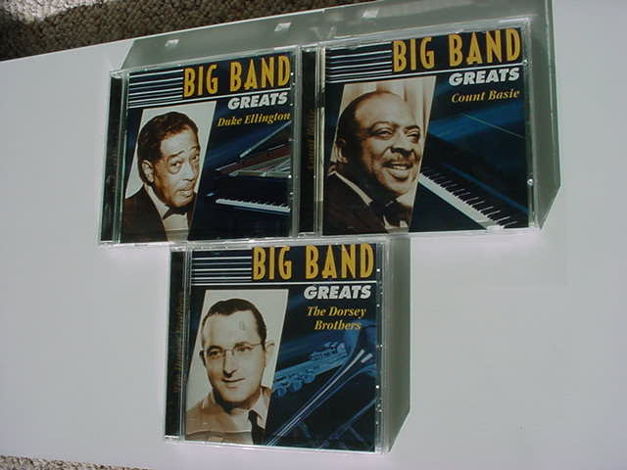 BIG BAND Greats lot of 3 cd's - Count Basie Duke Elling...