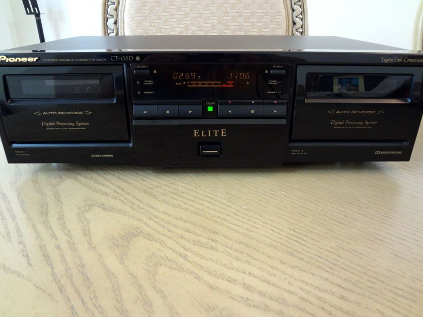 Pioneer ELITE CT-05D Cassette Player- New Belts / Excellent Condition