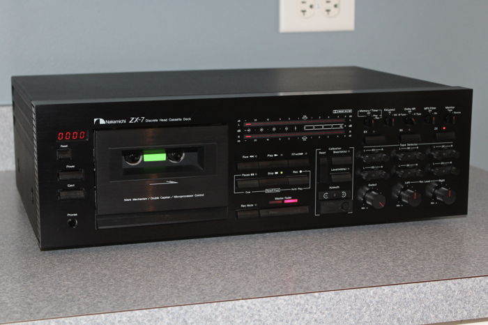 Nakamichi ZX-7 stereo cassette deck PROFESSIONALLY SERV...