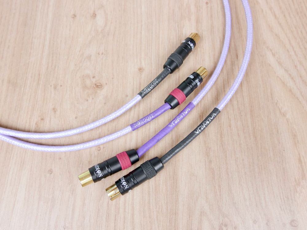 Nordost Valkyrja audio interconnects RCA 1,0 metre 2