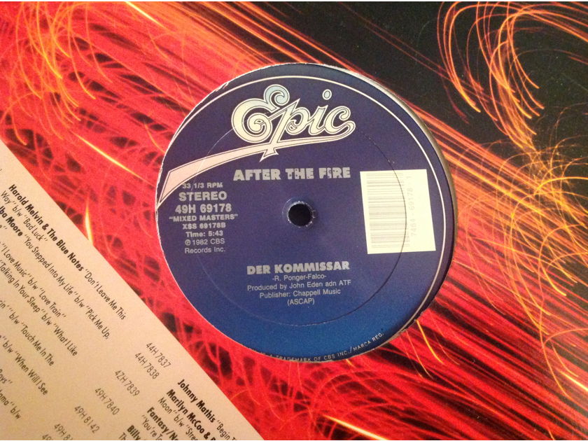 Nena/After The Fire 99 Red Balloons/Der Kommisar Epic Records 12 Inch Single