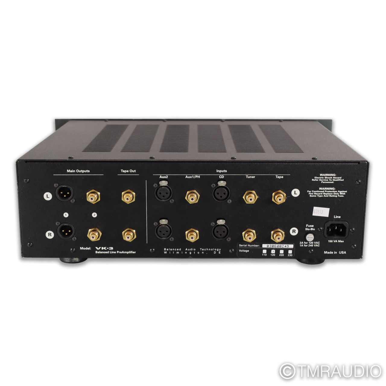 BAT VK-3i Stereo Tube Preamplifier (No Remote) (83813) 6