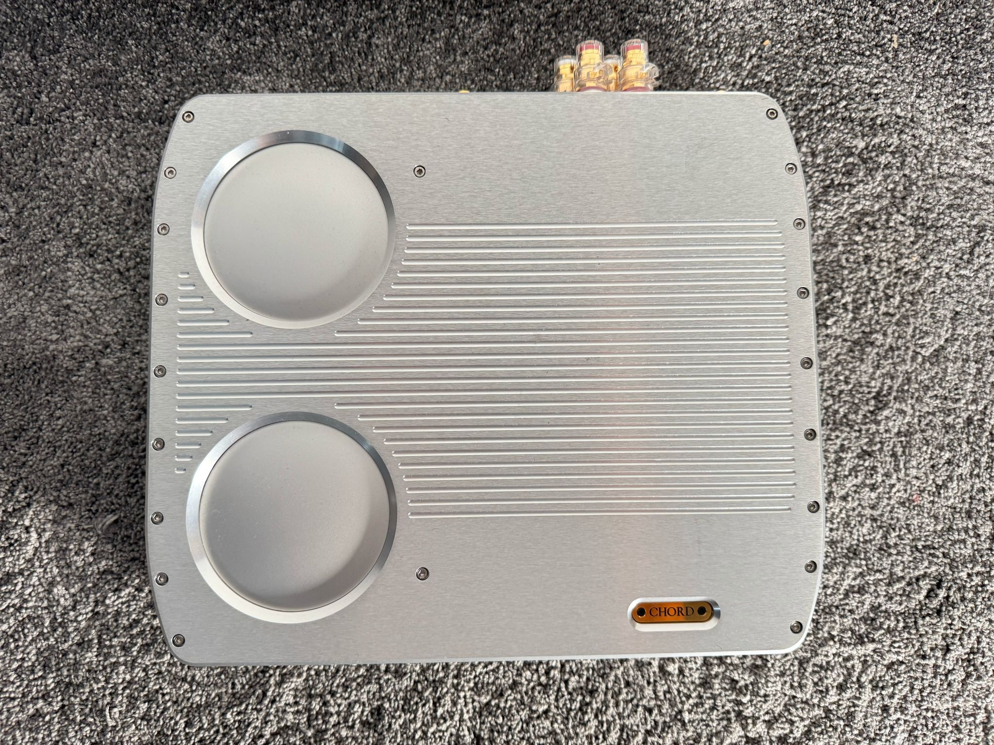 Chord Company Mezzo 140 power amplifier in silver 2