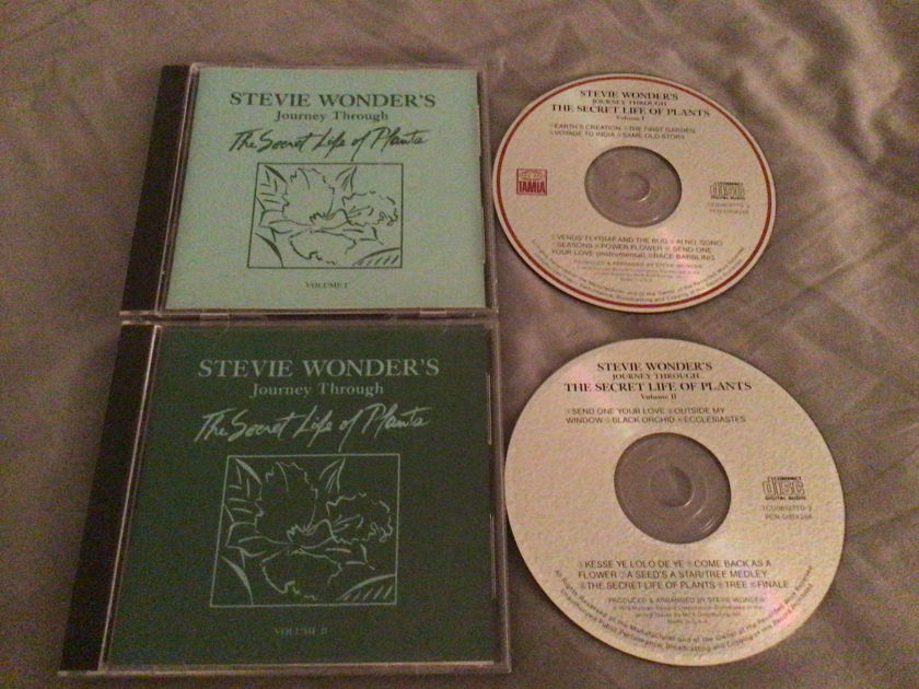 Stevie Wonder Original DADC Compact Disc Issue Not Remastered  Journey Through The Secret Life Of Plants