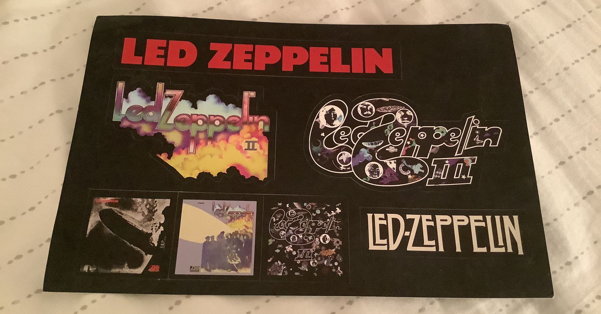 Led Zeppelin Promo Sticker Set Led Zeppelin I/II/III | Rock | Fort ...
