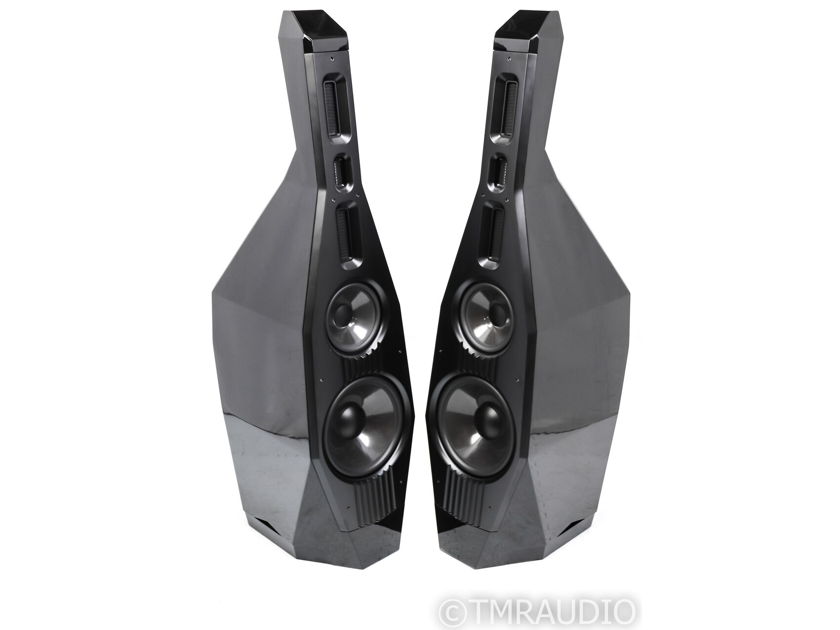 Lawrence Audio Double Bass Floorstanding Speakers; Piano Black Pair (30633)