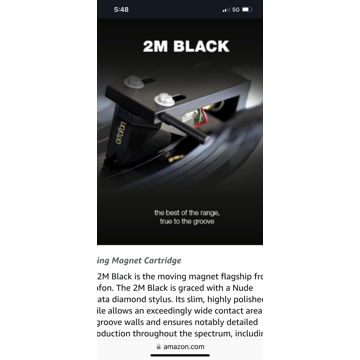 Brand new 2m black moving magnet open box