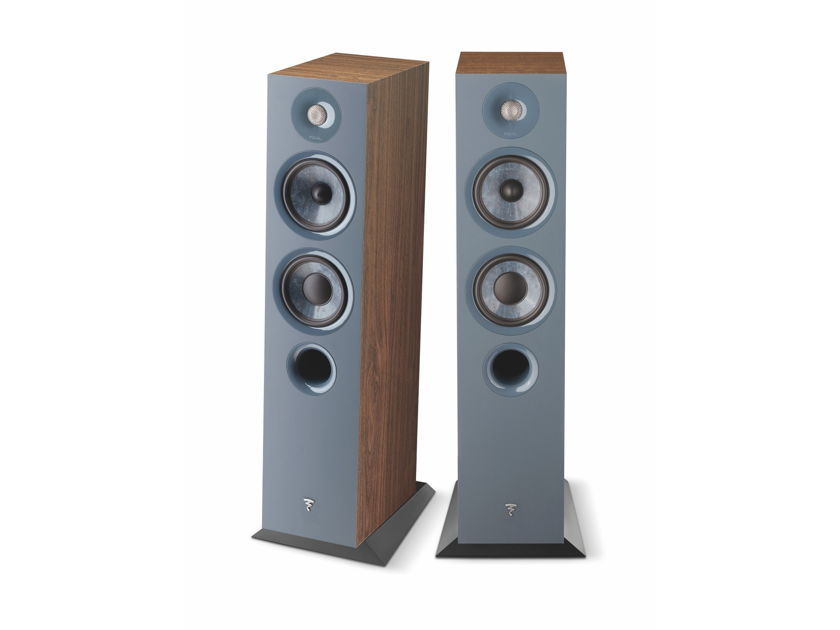 Focal Chora 816 Floorstanding speakers, New-In-Box, Dark Wood Finish