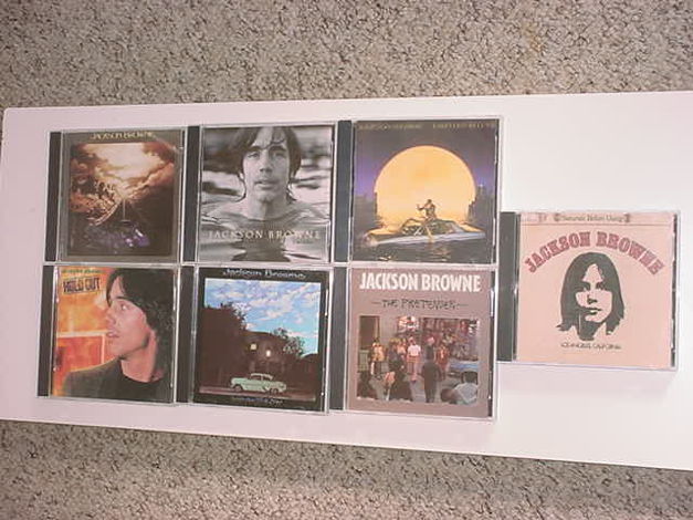 Jackson Browne cd lot of 7 cd's - late for the sky hold...