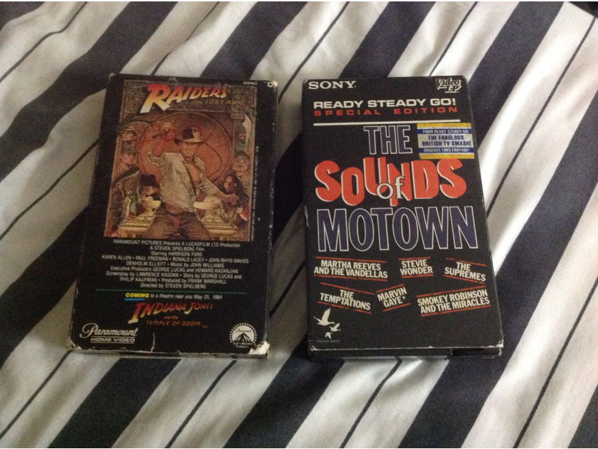 Pre Recorded Beta Tape Raiders Of The Lost Ark Sounds Of Motown